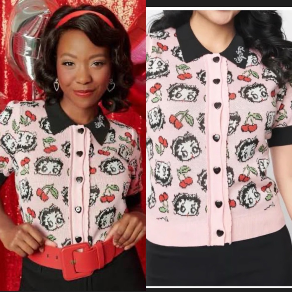Betty Boop Unique Vintage Pink
Betty Boop Love Cardigan Sweater